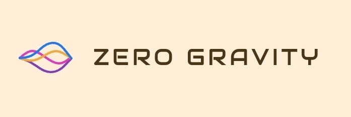 Zero Gravity Logo with yellow background